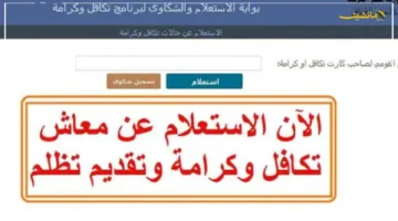 برقمك القومي فقط.. خطوات الاستعلام عن معاش تكافل وكرامة والأوراق المطلوبة للتقديم 1